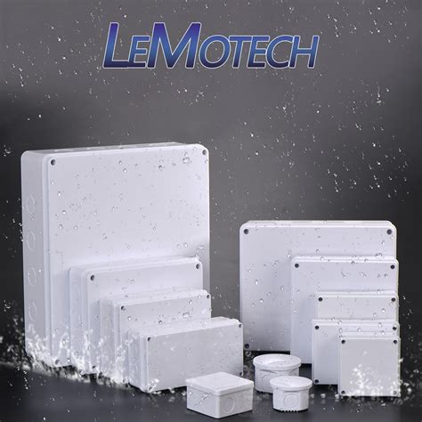 LeMotech ABS Plastic Dustproof Waterproof IP55 Junction Box 